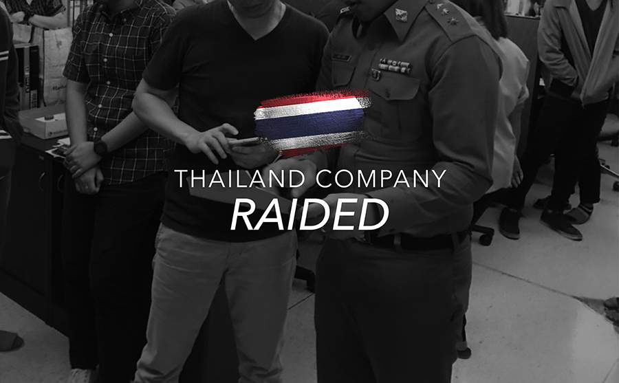 Thailand Company Raided