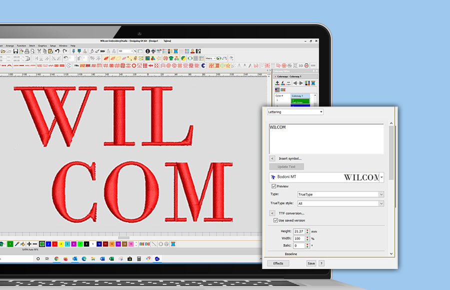 Improved TrueType Font conversation