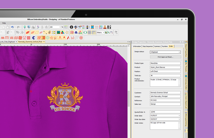 The Job Order Feature in Design Library