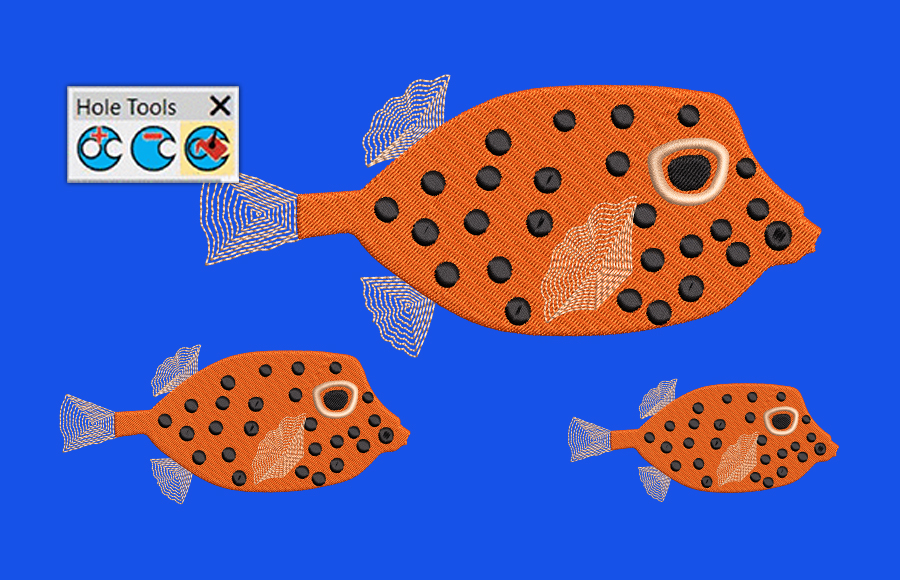 Automatically fill holes in your designs