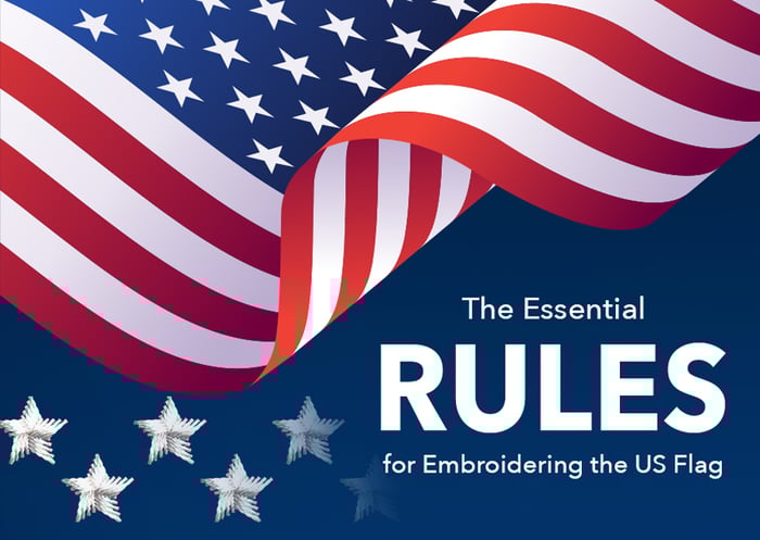 The Essential Rules for Embroidering the United States of America Flag