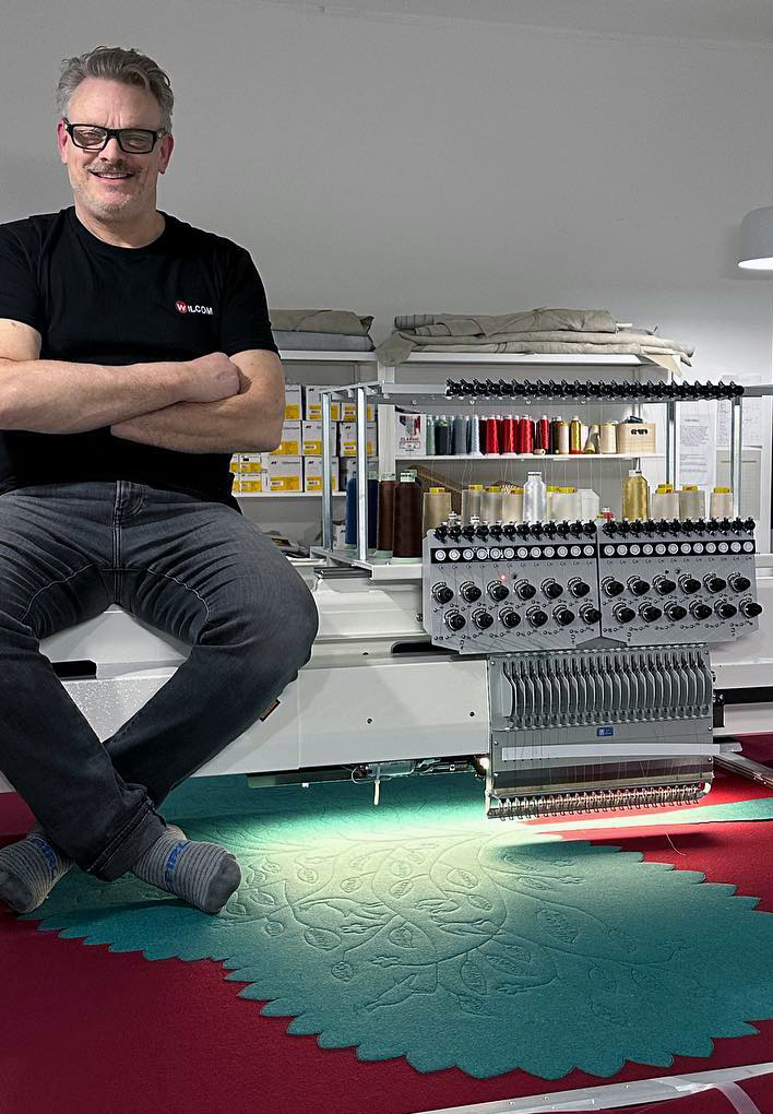 The Anointing Screen: A Fusion of Tradition and Innovation Renowned digitizer Pete Tarrant of Digi-Tek