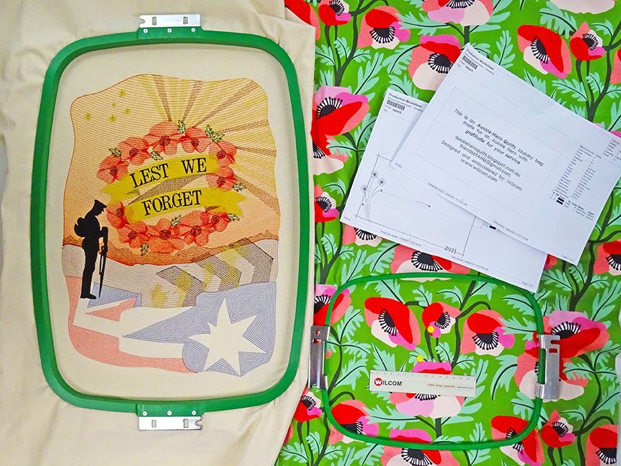 Creative Stitches - open stitch - demonstration of embroidery digitizing in Wilcom EmbroideryStudio