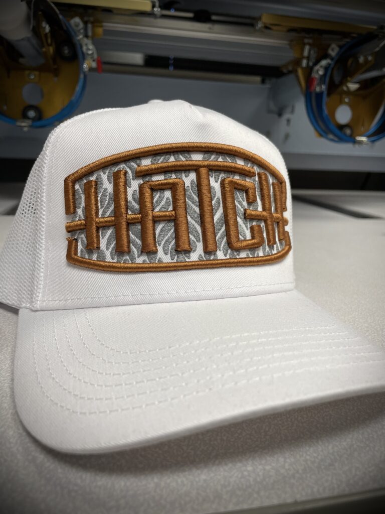 3D Puff embroidery - Justin Armenta