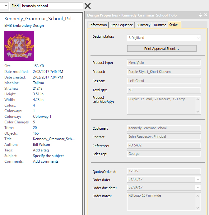 Powerful Design Library in EmbroideryStudio e4.5