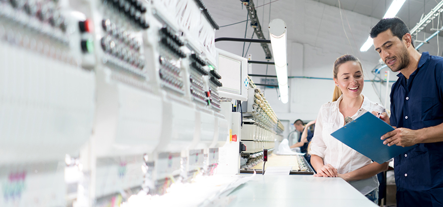 idle embroidery machines