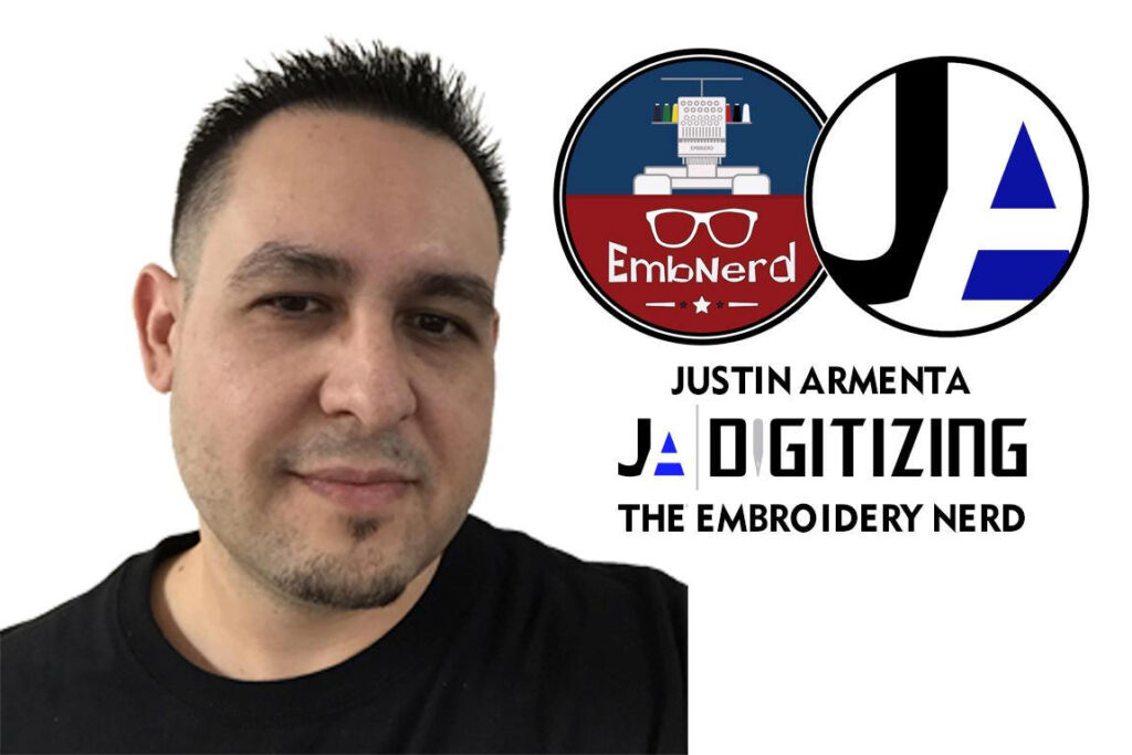 3D Puff embroidery - Justin Armenta