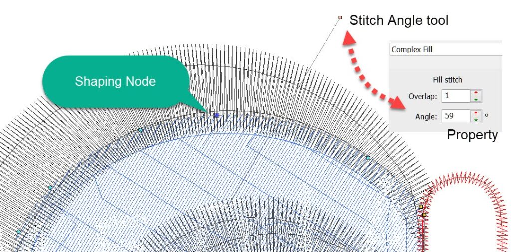 Stitch-Angle and shaping