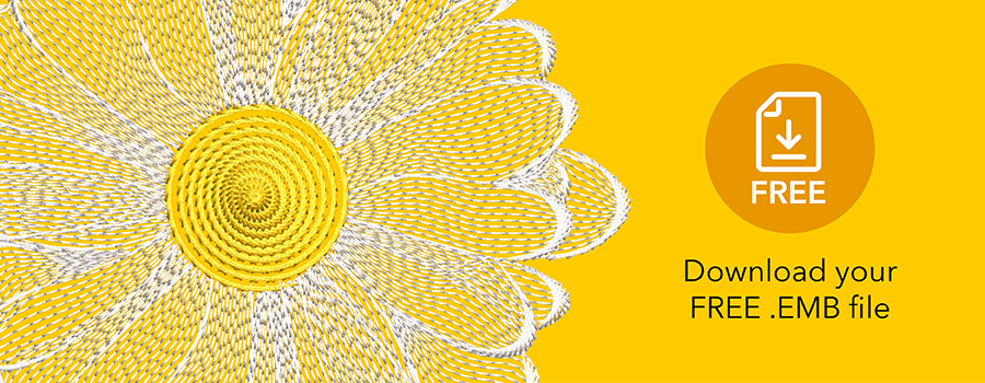 String Stitch Daisy Flower Download