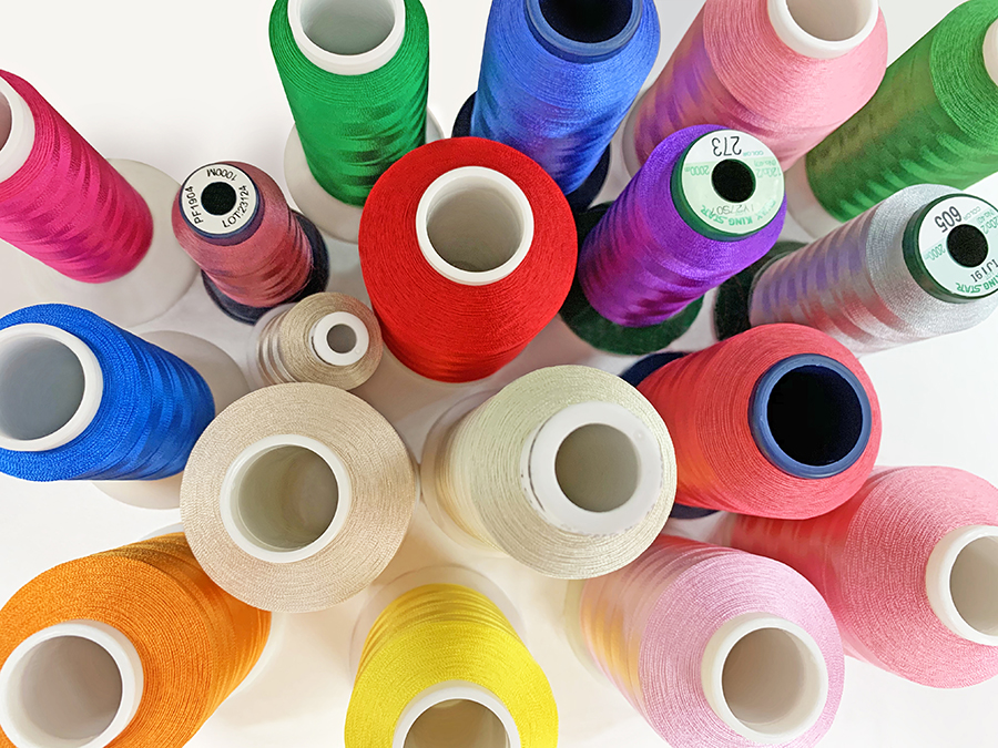 Thread colors - demonstration of embroidery digitizing in Wilcom EmbroideryStudio