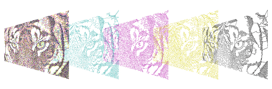 CMYK color seperations