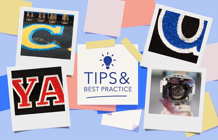 Best-practice for faux Chenille embroidery