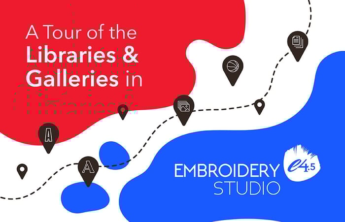 Tour of EmbroideryStudio Libraries and Galleries