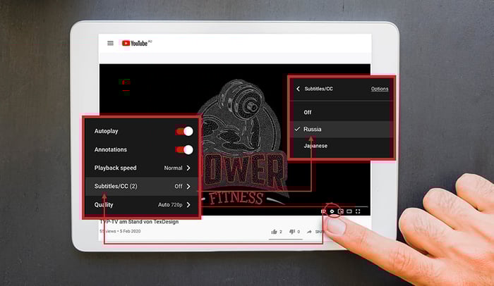 Auto-translate Wilcom Training videos