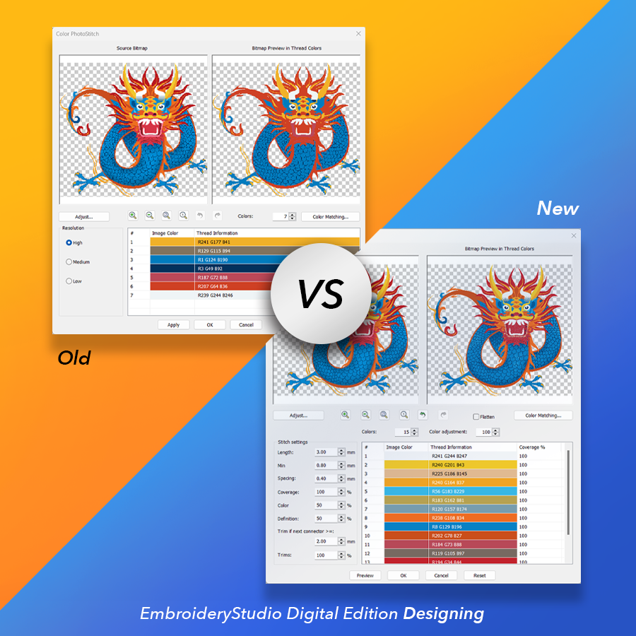 EmborideryStudio Digital Edition Color Photo Stitch