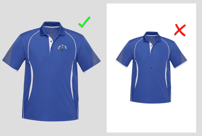 Create an image with a transparent background for the product visualizer