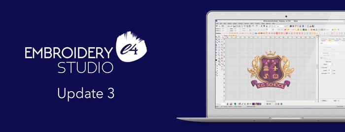 EmbroideryStudio e4 Update 3 is Released!