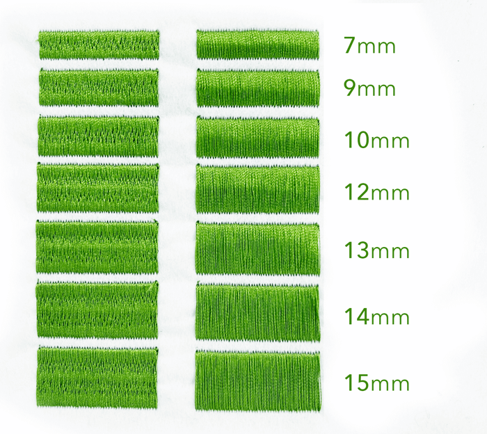 Satin Stitch and Tatami Stitch