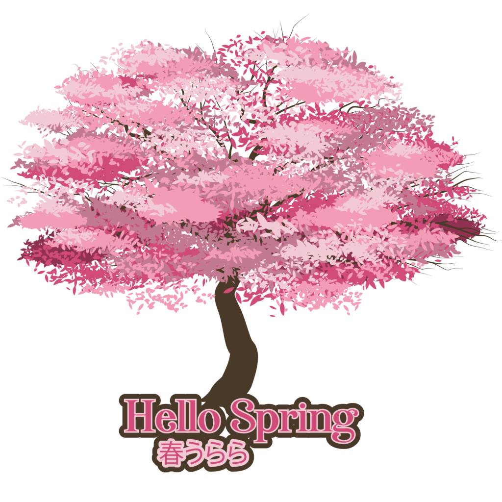 Cherry Blossom Tree graphic design