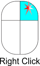 Right mouse click